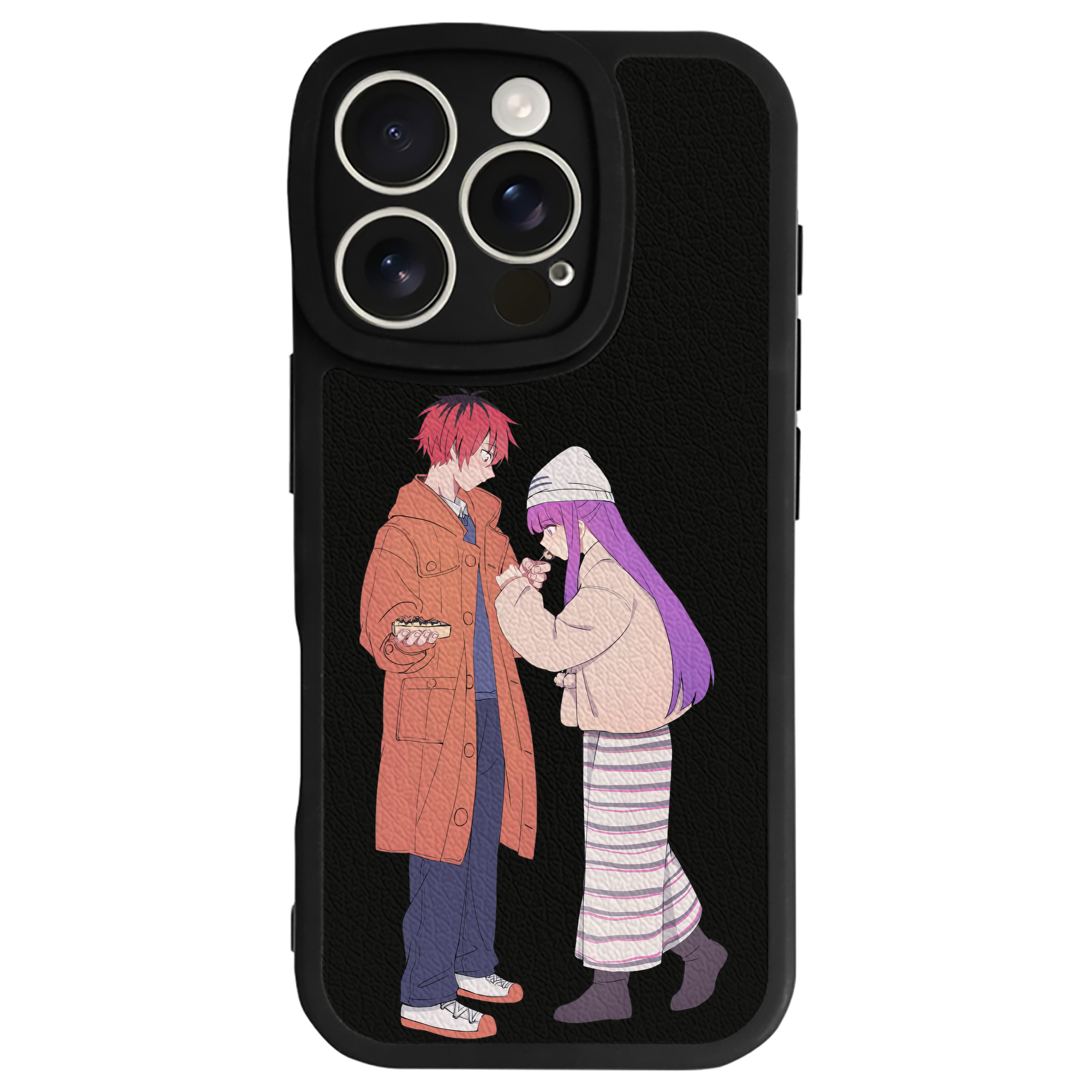 （画像用） 葬送のフリーレン Frieren 【iPhone 16シリーズ対応】シリコンスマホケース（レザー調） 材質：シリコン
